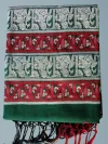 Handloom Pure Cotton Green Baluchari Saree - White & Red Buti - Image 7