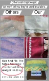 Handloom Pure Cotton Lemon Yellow Jamdani Saree - Turquoise, white & light coffee buti - Image 8