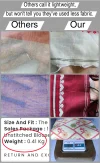Handloom Pure Cotton White Jamdani Saree - Green, Red & Light Golden Buti - Image 8