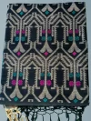 Handloom Pure Mercerised Cotton Black Tant Saree - Turquoise, Magenta, Light Golden Buti - Image 7