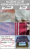 Handloom Pure Mercerised Cotton Deep Blue Tant Saree - Turquoise, Magenta, Light Golden Buti - Image 9