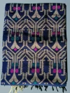Handloom Pure Mercerised Cotton Deep Blue Tant Saree - Turquoise, Magenta, Light Golden Buti - Image 8