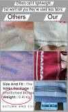 Khadi Cotton Ash Gray Saree - White Buti - Image 7