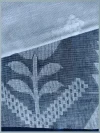 Khadi Cotton Ash Gray Saree - White Buti - Image 3