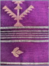 Handloom Glossy Pure Cotton Dark Magenta Tant Saree - Golden Buti - Image 5