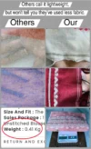 Handloom Pure Cotton Baby Pink Jamdani Saree - White, Golden & Green Buti - Image 8