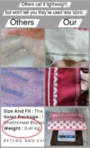 Handloom Soft Cotton White Tant Saree - Red Buti - Image 8