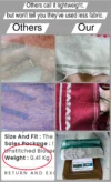 Khadi Cotton Dark Turquoise Saree - White Buti - Image 8