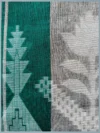 Khadi Cotton Dark Turquoise Saree - White Buti - Image 4