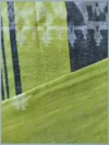 Khadi Cotton Pear Green Saree - White Buti - Image 4