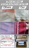 Khadi Cotton Sandy Tan Saree - White Buti - Image 8