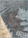 Khadi Cotton Sandy Tan Saree - White Buti - Image 4