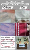 Pure Cotton Pista Modern Jamdani Saree - Golden, White & Coffee Buti - Image 8